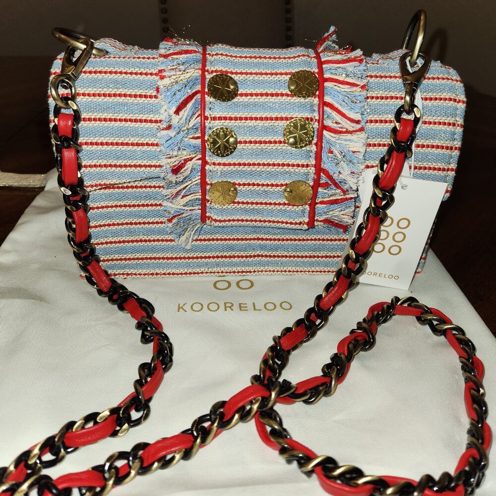 NWT Kooreloo Soho Marinere Fringe Bag